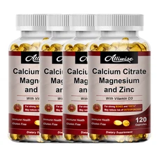 Calcium Citrate Plus Magnesium Zinc with Vitamin D3 Support Bone Teeth health