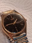 VTG CITIZEN GOLDTONE QUARTZ #575640 MENS WATCH FOR PARTS/REPAIR — photo 1