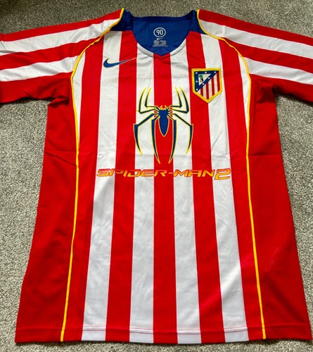 Athletico Madrid 2003/2004 Football Shirt Spiderman Edition RARE Size Medium M - Picture 9 of 16