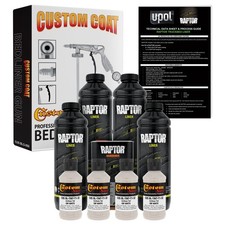 Raptor Bright White Urethane Spray-on Truck Bed Liner Spray Gun 4 Liters