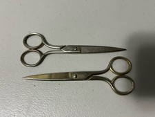 Kleencut Deluxe Vintage Scissors Shears 6  Made in USA Forged Steel Set Of 2