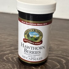 Nature's Sunshine HAWTHORN Berries 100 Capsules 450mg Circulatory Support