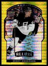 2020-21 Upper Deck Allure Yellow Taxi Mikey Anderson Rookie Los Angeles Kings