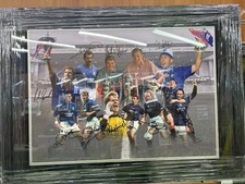 Rangers 9 in a Row Legends Signed Framed Picture - comes with COA