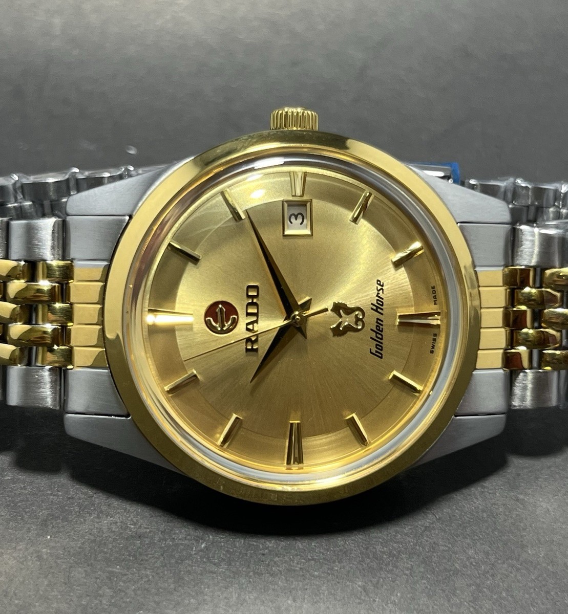 Rado Golden Horse Two Tone Golden Dial MOD Automatic Men's Watch
