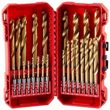Milwaukee Tool 48-89-4861 25 Pc. Shockwave Impact Duty Red Helix Titanium