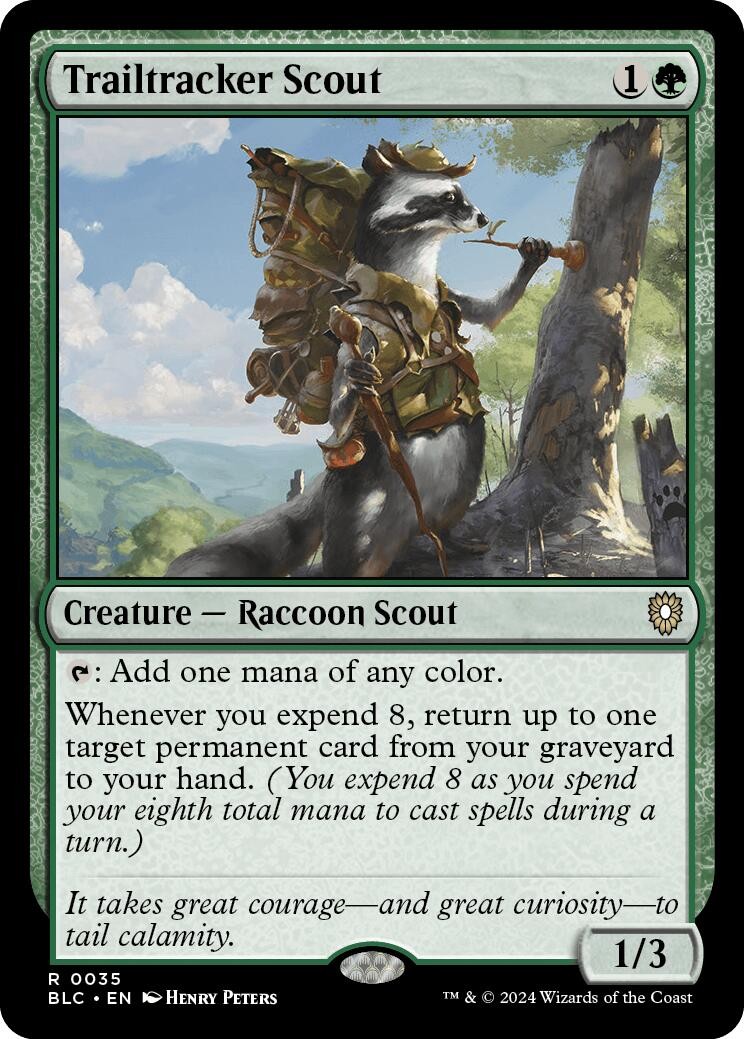Magic Commander: Bloomburrow Trailtracker Scout [BLC - 35]