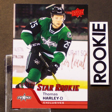 THOMAS HARLEY 2020/21 Upper Deck AHL Star ROOKIES EXCLUSIVES /100 #157 Dallas
