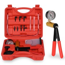 Hand Held Vacuum Pump Brake Bleeder Kit with Hand Vacuum Pump and Adapters On...