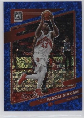 2021-22 Panini Donruss Optic Fast Break Blue Prizm 34/50 Pascal Siakam #123 02v3