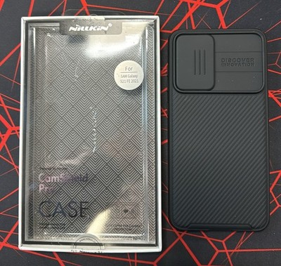 Nillkin CamShield Pro Hülle für Samsung S21 FE schwarz - Kameraschutz rutschfest