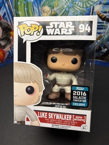 Funko Pop Star Wars 94 LUKE SKYWALKER Bespin 2016 Galactic Con Excl. W/protector