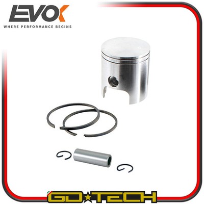 KOMPLETTER KOLBEN ZYLINDER EVOK 49mm MINARELLI AM6 mit STECKER ELASTISCHE BÄNDER