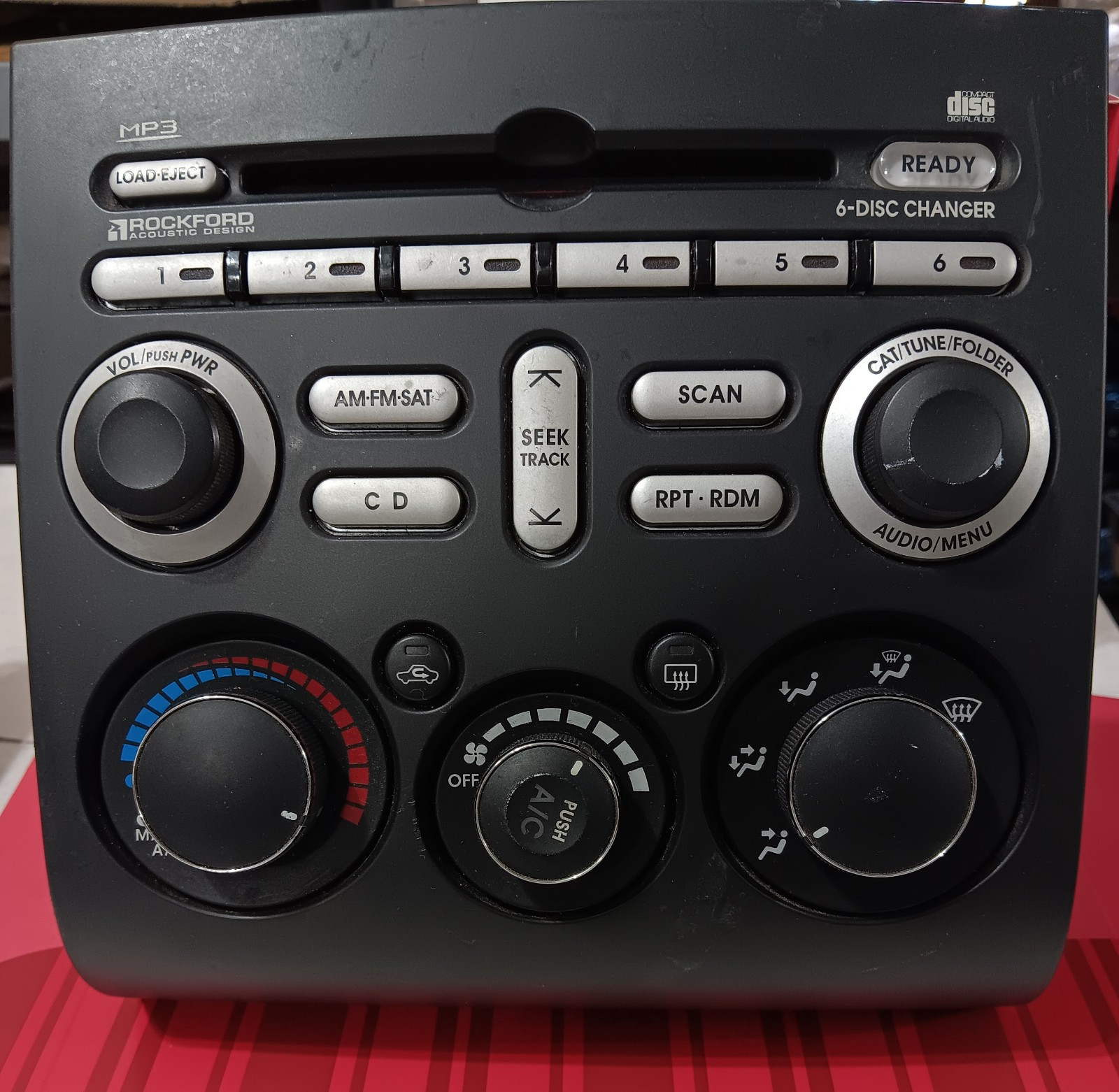 2006 Mitsubishi Galant Heater AC Control Radio CD Player 8701A046