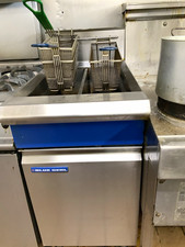 Blue Seal Commercial Double Deep Fat Fryer, 2 Pots with Baskets