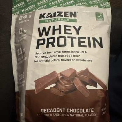 Kaizen Whey Protein 1.5lbs Decadent Chocolate Exp 3/26