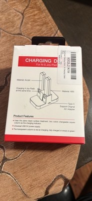 Fastsnail Charging Dock For Nintendo Switch Joy-Pad And Pro Controller