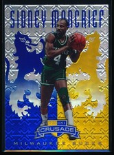 2012-13 Panini Crusade Sidney Moncrief #98 Blue & Gold Prizm