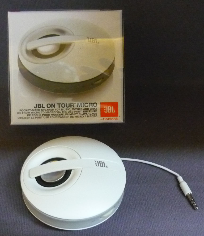 JBL ON TOUR MICRO PORTABLE IPOD IPHONE IPAD MP3 LAPTOP PC SPEAKER