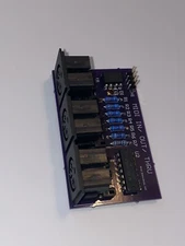 MIDI DIN Serial Interface Board In Out Thru 5V Board Arduino Raspberry Pi