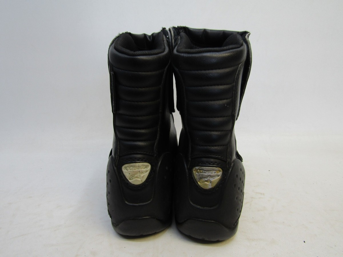 Alpinestars Mens Sz 8 US 40.5 EUR Black Zip Street Bike  display picture 2