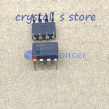 10PCS IC NE5534P NE5534AN  DIP-8 Low-Noise Operational Amplifier  DATE