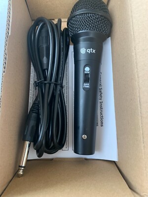 QTX DM11B Dynamisches Handmikrofon schwarz 173.853UK