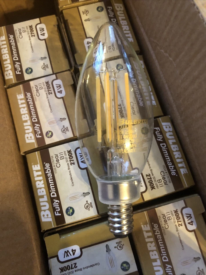 Chandelier LED 776756 4 Watt Light Bulb, Your Get 5 Total Bulbs At This Price - Image 3 of 3