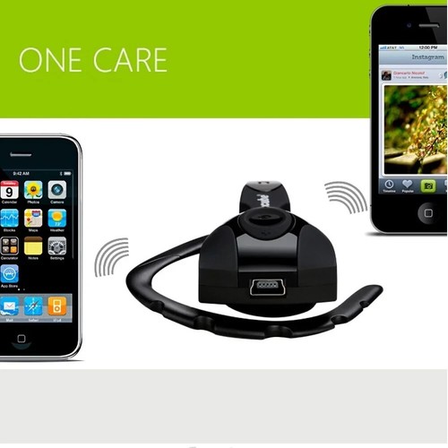 New Trucker Wireless Mic Blue Parrot Bluetooth Noise Cancelling Headset Earpiece - Picture 2 of 18