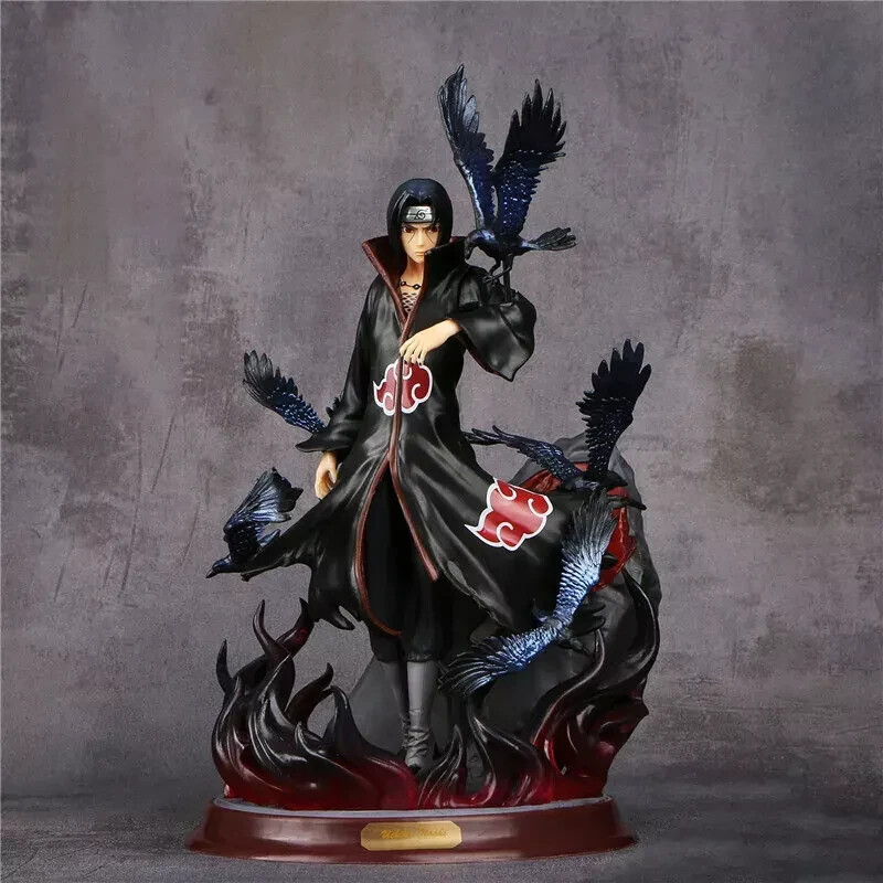 Figurine Naruto Itachi Uchiha 29cm cadeau idéal pour fan de manga avec boîte de collection