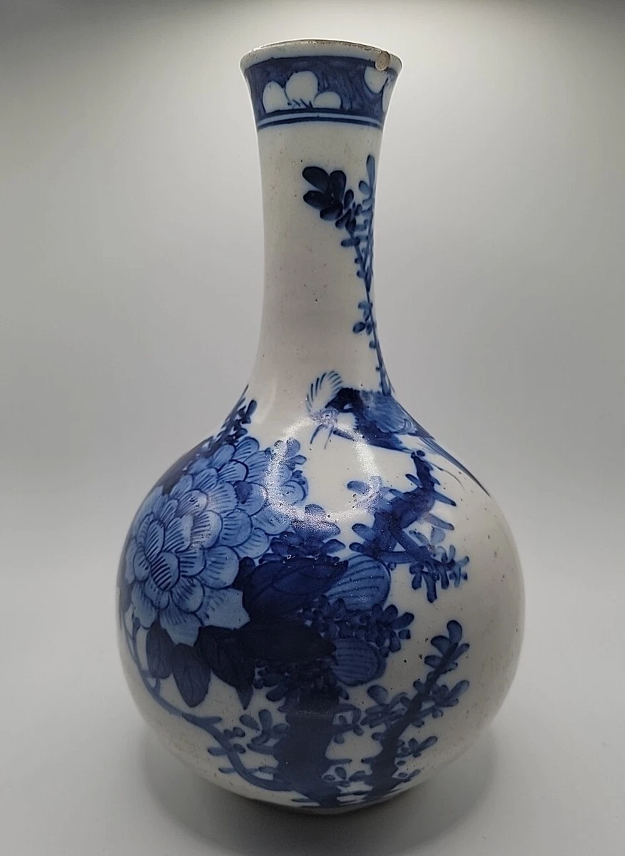 古董原始1800-1849 年日本花瓶| eBay