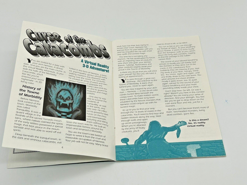 Curse Of The Catacombs PC Big Box 5.25” Diskettes Froggman With Manual 1993 - Picture 9 of 9
