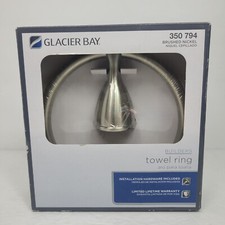 Glacier Bay Brushed Nickel Towel Ring 350 794 NIB Bathroom Accessory New SEALED