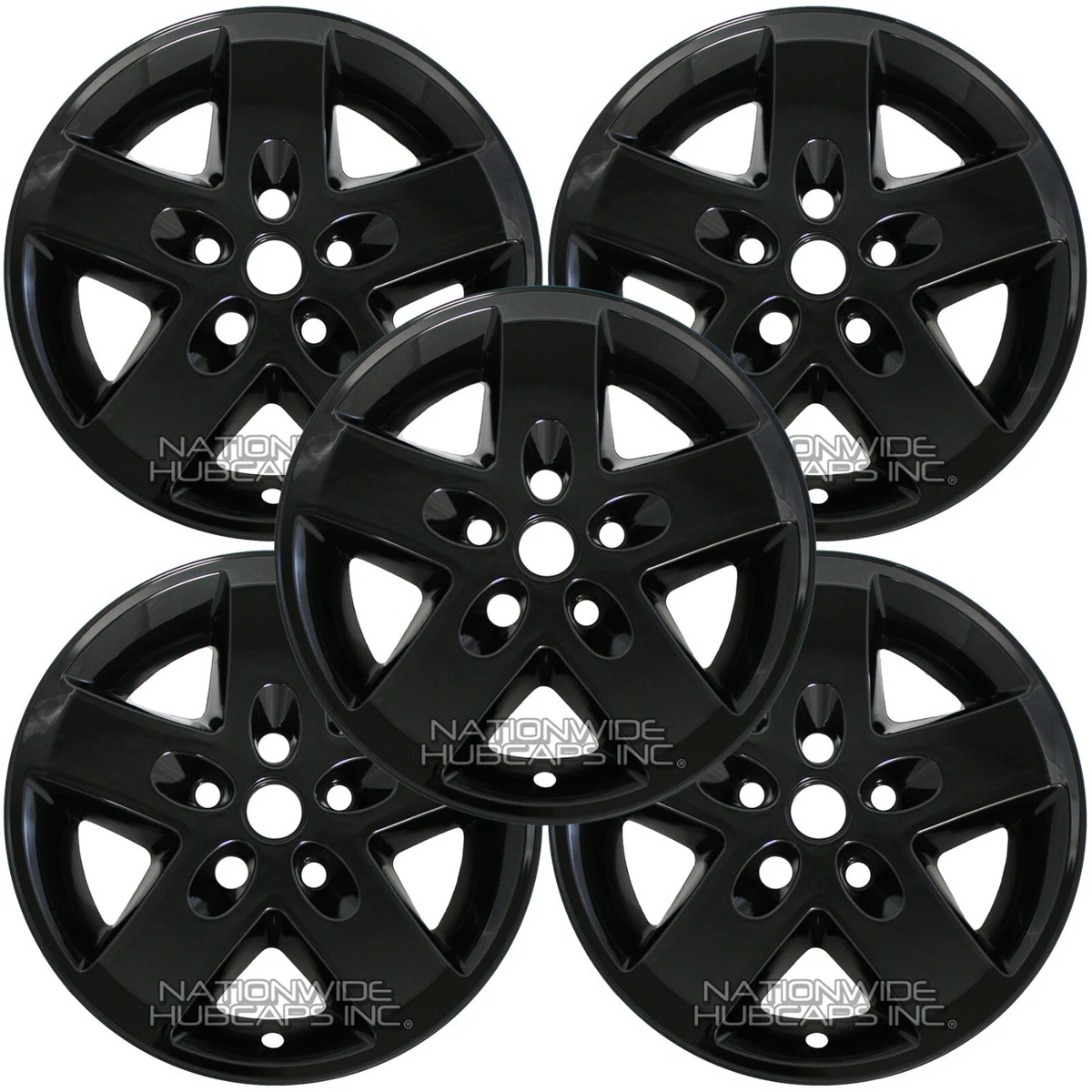 Black bolt on sale on hubcaps