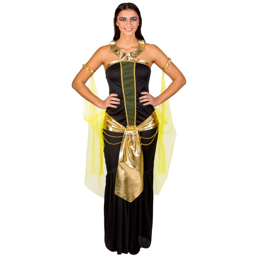 Costume da donna regina egizia dea cleopatra travestimento carnevale  egyptian nu | eBay