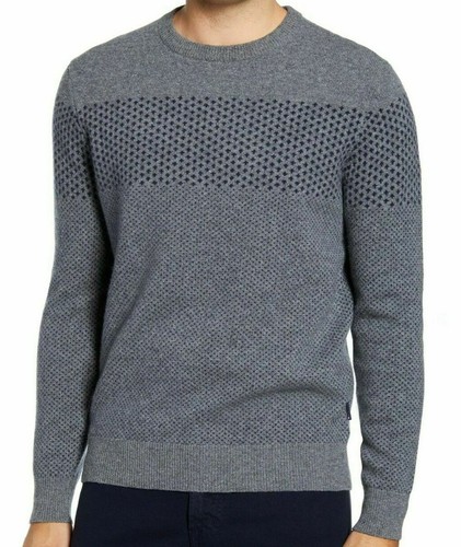 Barbour 100% Wool Colorblocked Intarsia 