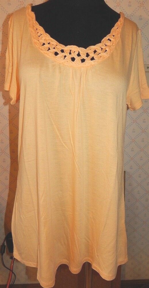 Casual Top J Jill Orange SS Misses size Small 6/8 New | eBay