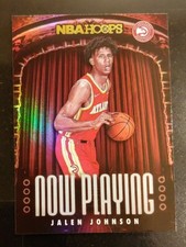 🏀2020-21 Jalen Johnson RC Panini Hoops Now Playing 20 Holo NBA Rookie Card 