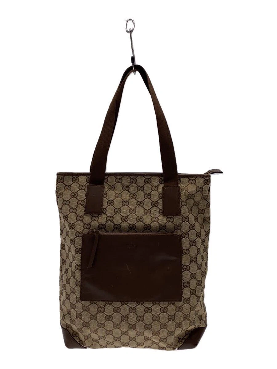 Sac fourre tout GUCCI GG toile marron occasion