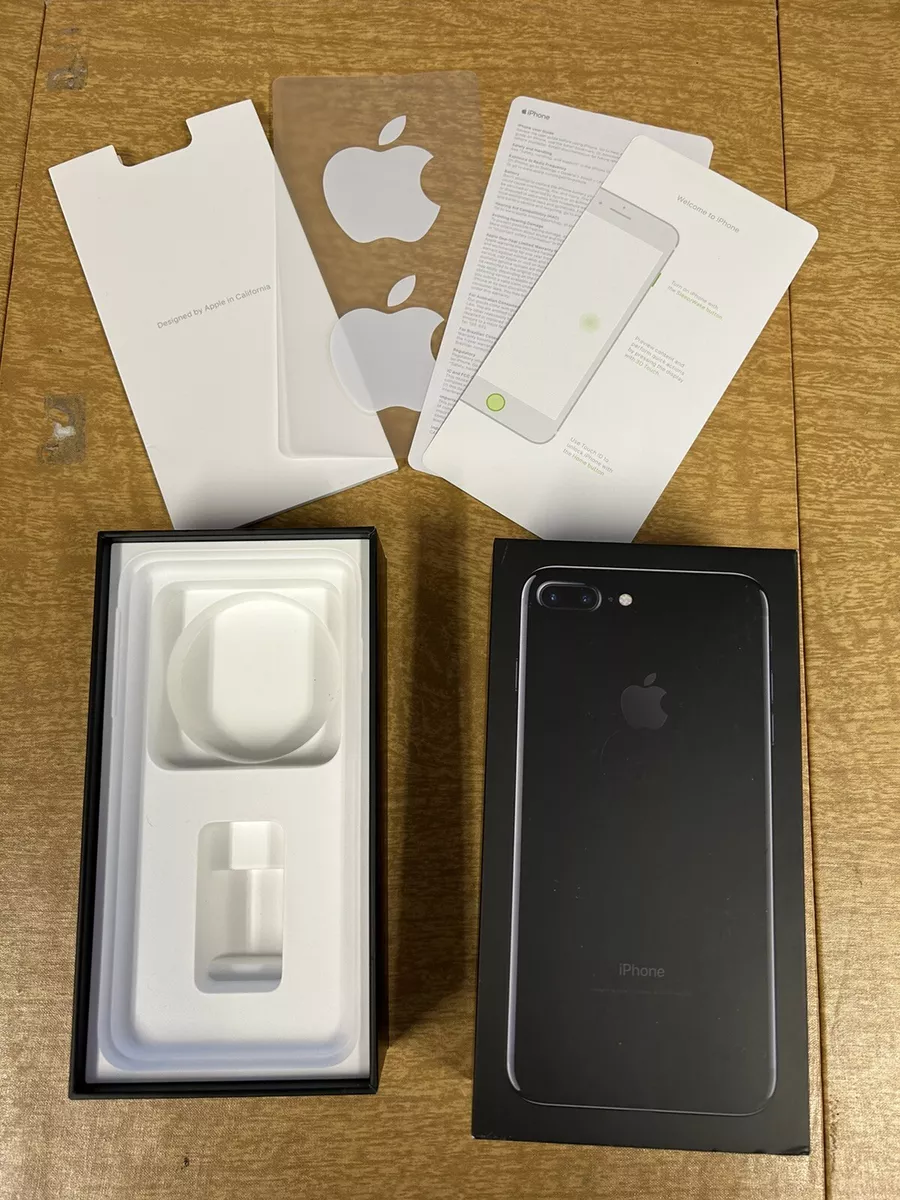 Apple iPhone 7 Plus Jet Black BOX ONLY 256GB MN5F2LL/A