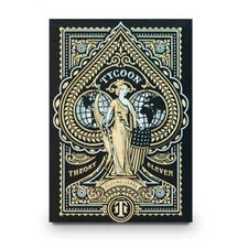 Tycoon Playing Cards (Black) by theory11, - FAST WORLDWIDE SHIPPING
