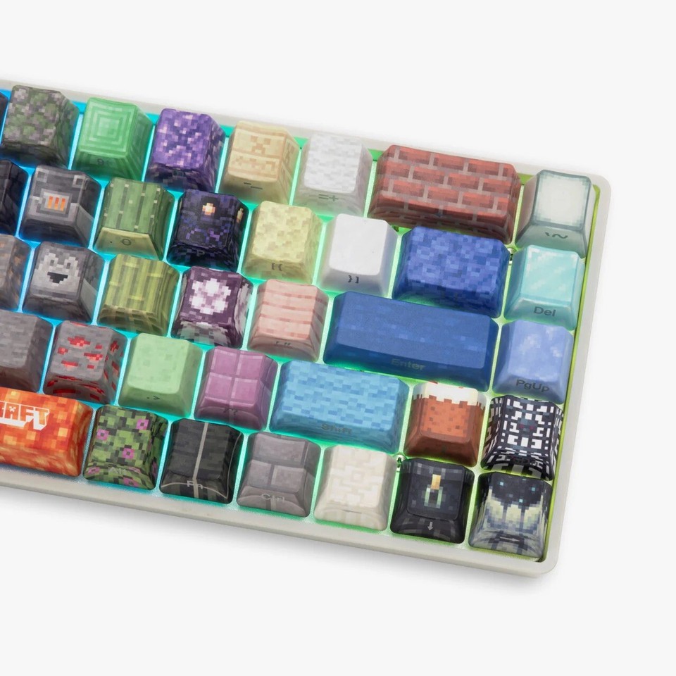 Higround x Minecraft Base 65 Keyboard Blocky LIMITED EDITION + SOLD