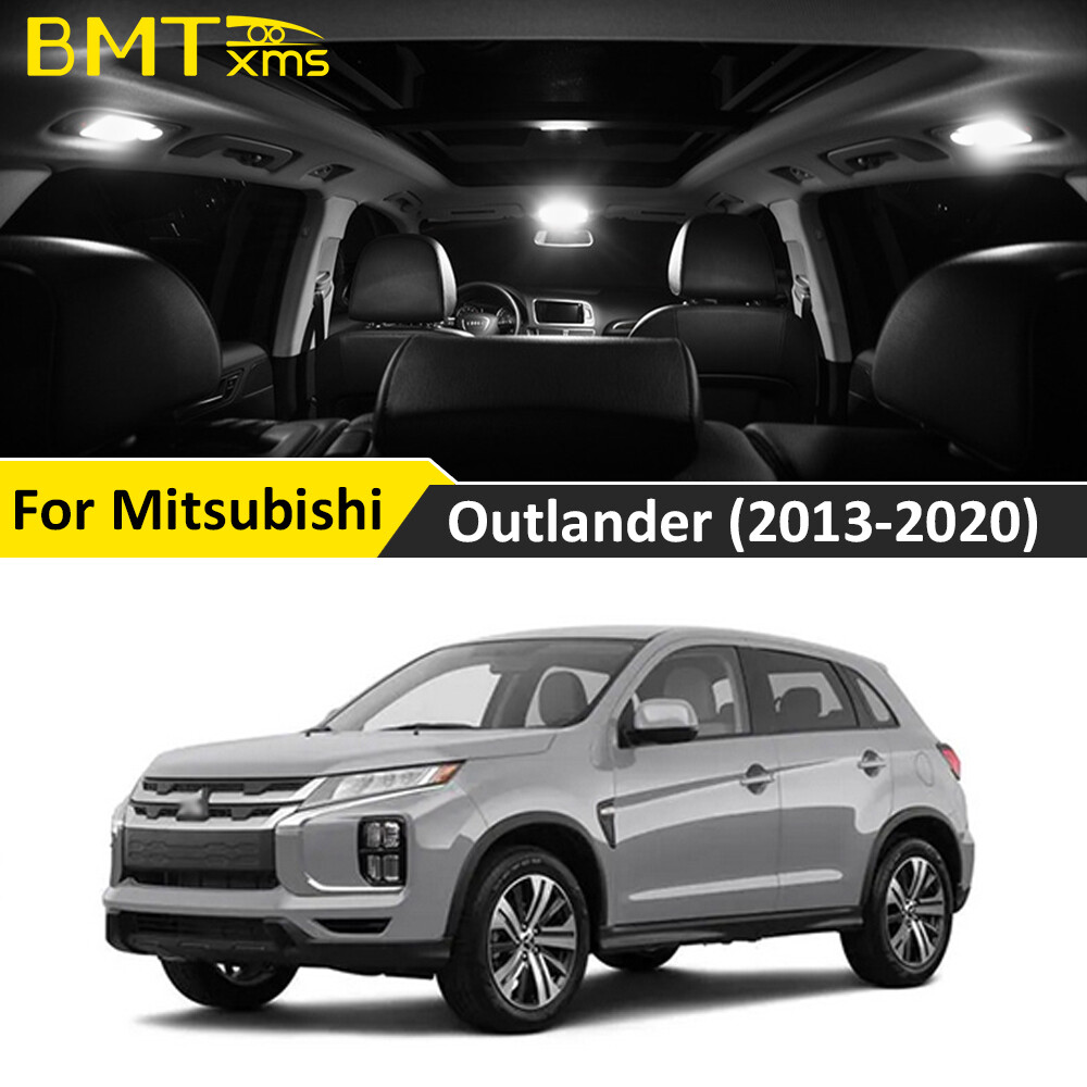 11x White Interior LED Light Package Kit For Mitsubishi Outlander 2013-2020