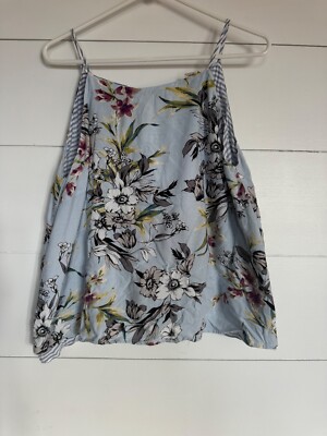 Hem & Thread Floral women's top size large