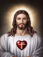 Jesus Faith Diamond Painting Set, 5D Full round Drill God Diamond Painting by Nu