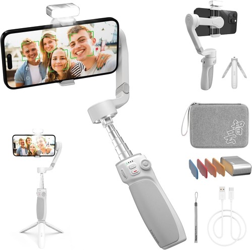 ZHIYUN Smooth Q4 Gimbal Stabilizer, 3-Axis Smartphone Phone Gimbal Foldable - Picture 14 of 15