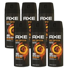 Axe Dark Temptation 6 x 150 ml Deodorant Deospray Deodorant Spray Deo Spray Set