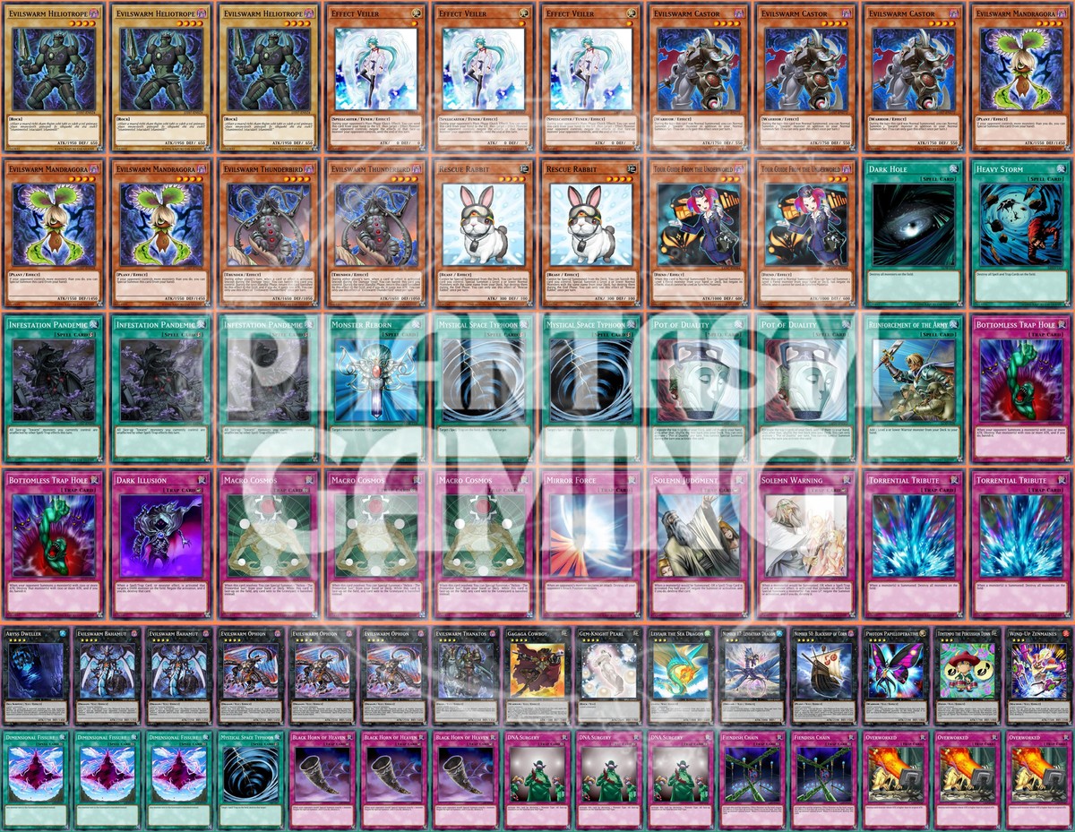 yugioh lswarm deck Yu-Gi-Oh! - Evilswarm Nightmare - LEHD-ENC35 - Common - 1st Edition - Legendary Hero Decks My Evilswarm Yugioh Deck Profile