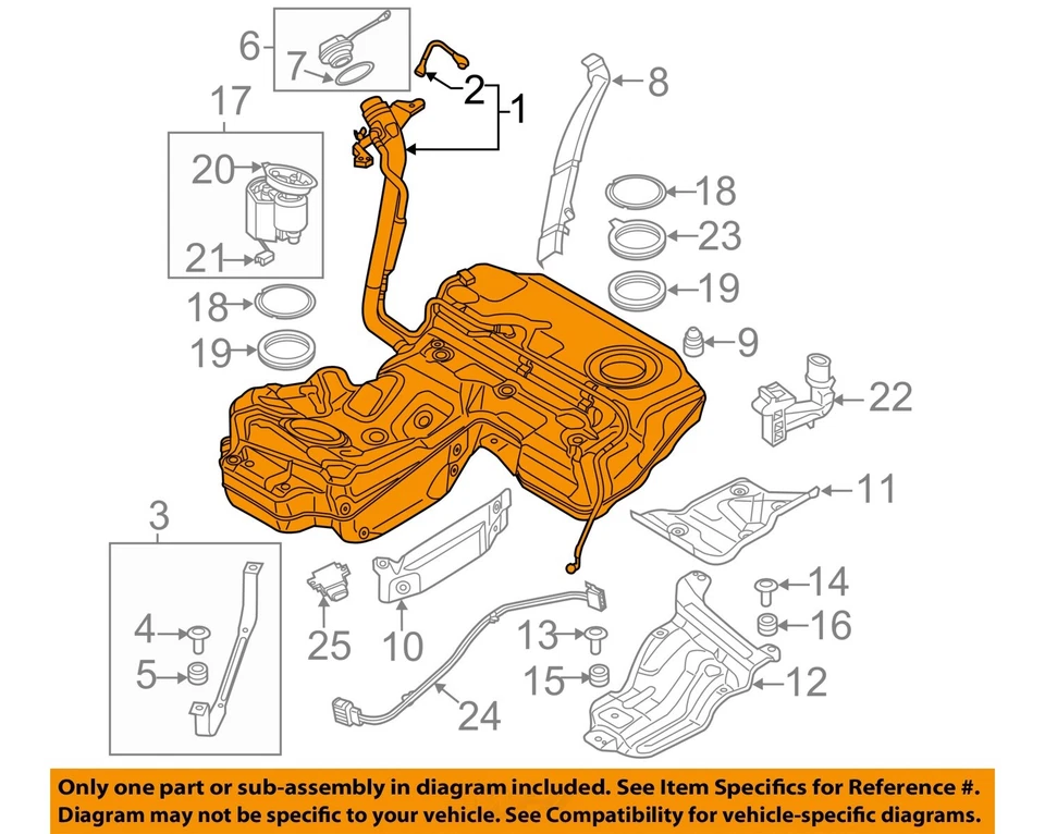 Used Fuel Tank fits: 2015 Audi RS7  Grade A - Imagem 3 de 4