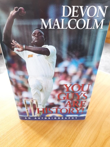Devon Malcolm *Signed* 1st Edition: HB/DJ - You Guys Are History! Cricket Sport - 第 4/6 張圖片